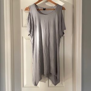 Relipop cold shoulder tunic top